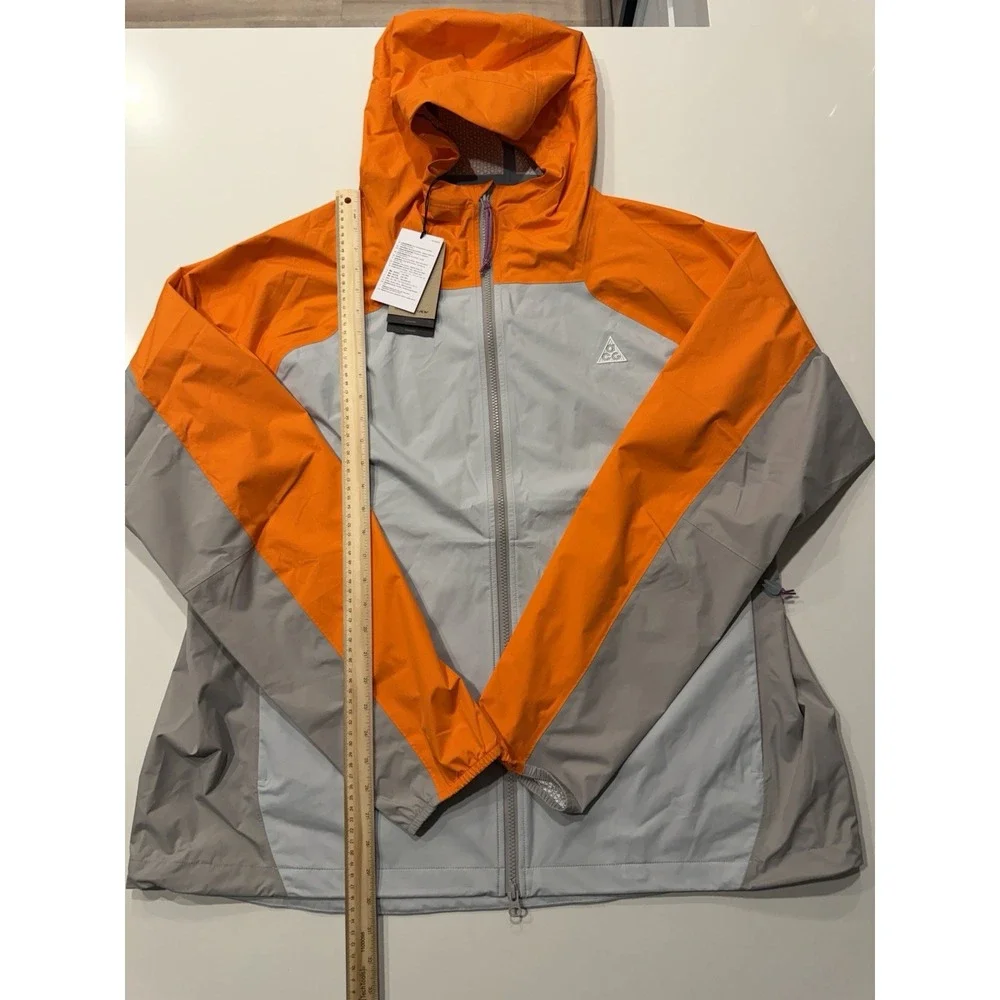 Nike ACG Phantazma Storm-FIT ADV Jacket Gray Orange IF1143-820 Mens XXL